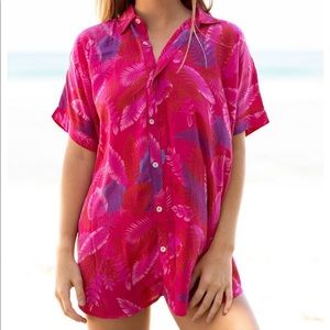 Acacia Swimwear psychedelic leaf Mombasa